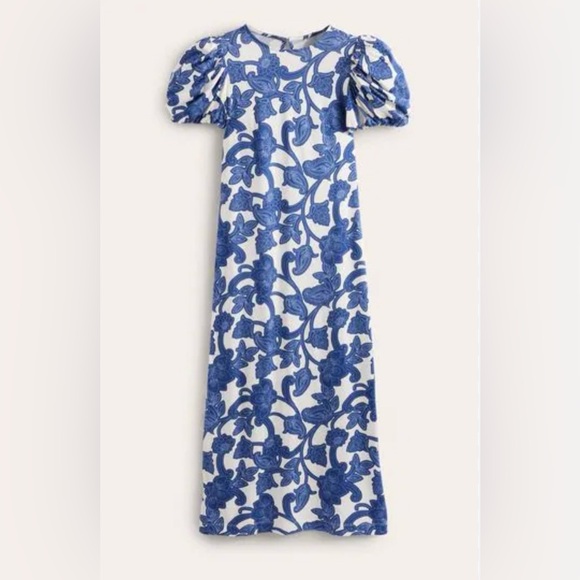 Boden Dresses & Skirts - Host Pick 🎉💕🎊9/21/24 Boden Puff Sleeve Jersey Midi Dress